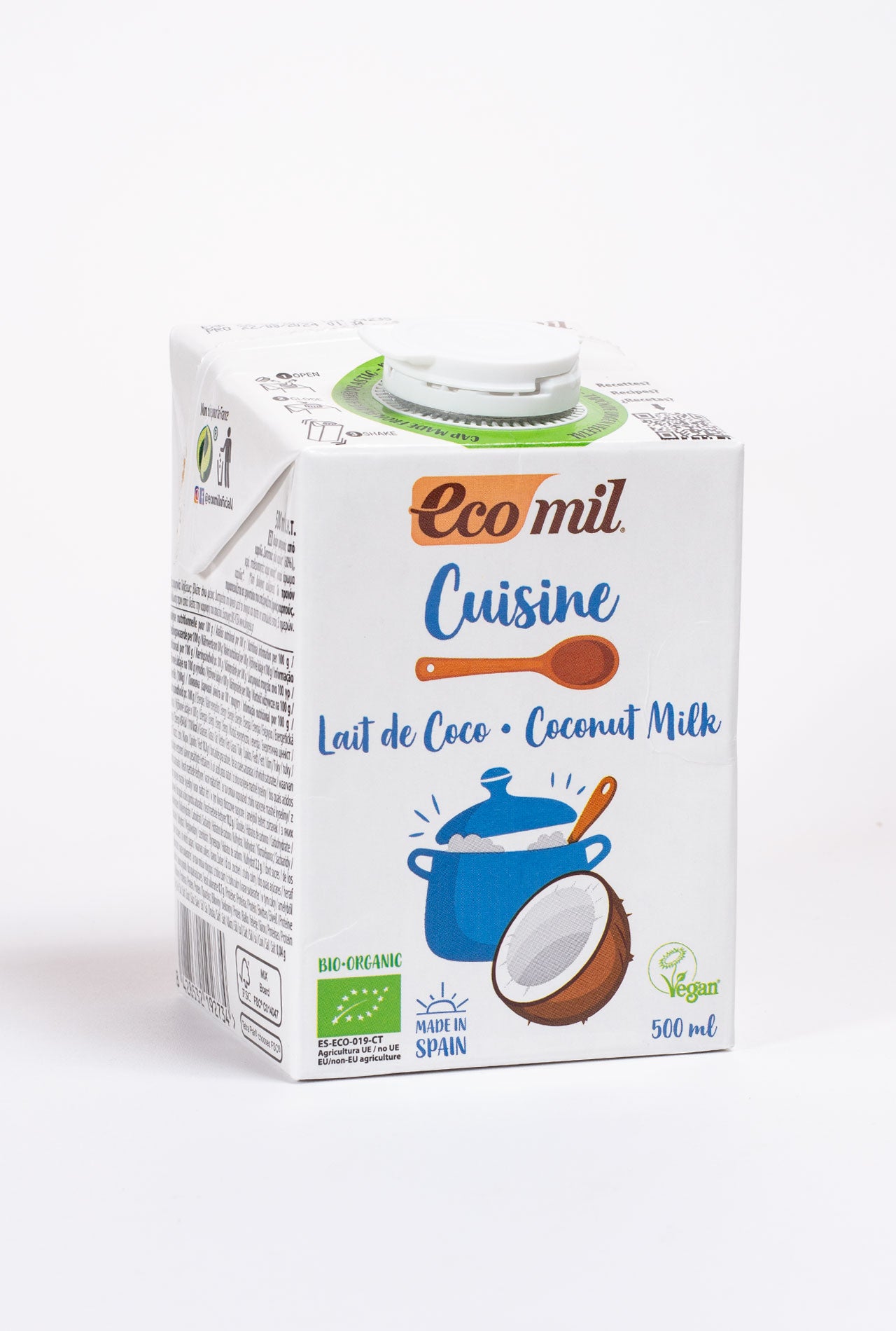 Llet de Coco Ecomil Cuisine 500ml